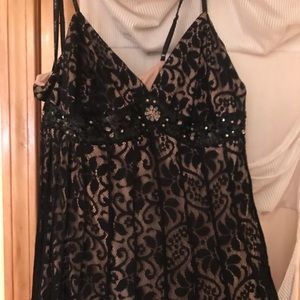 Lace overlay dress; never worn.